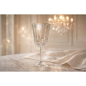 Gorgeous Vintage Crystal Wine/Water Goblets set of 6